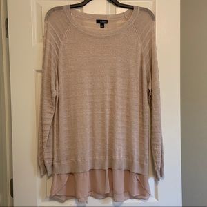 Light, Flowy, Shimmer Long Sleeve Top
